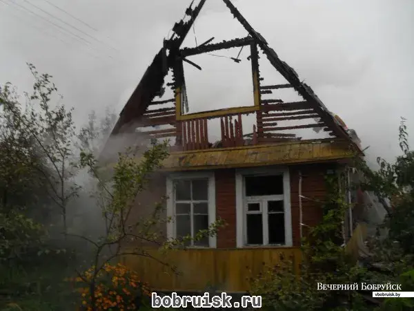 Пожар на даче в Старой Шараевщине. Статистика пожаров | bobruisk.ru