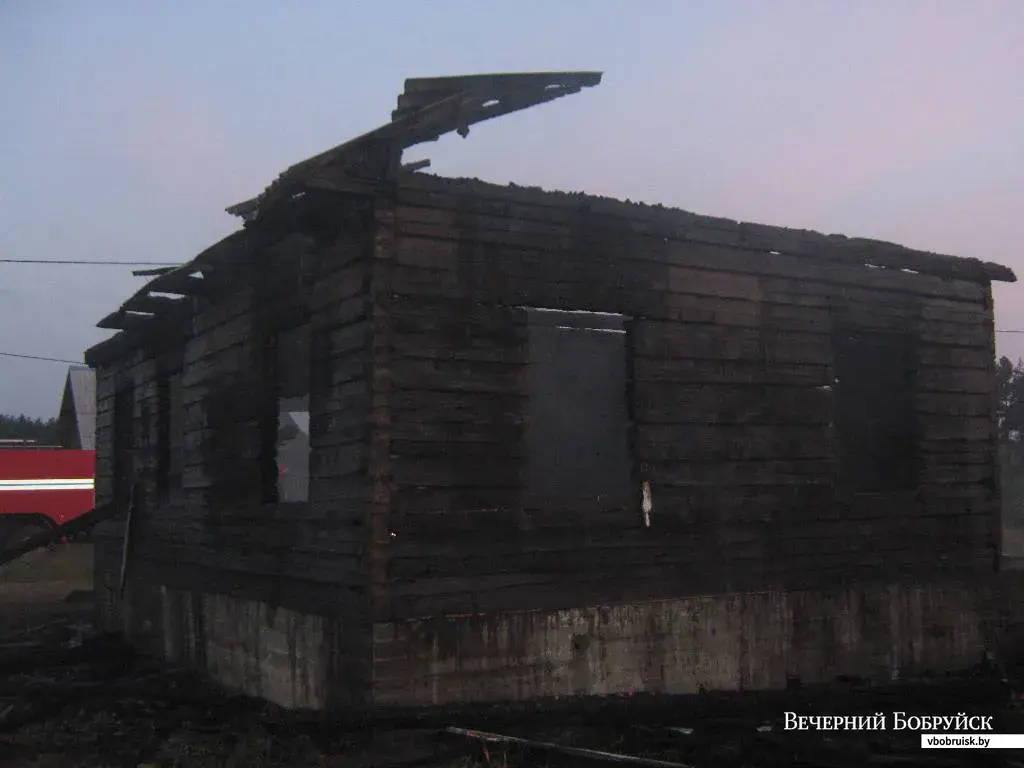 Пожар в деревне Слободка | bobruisk.ru