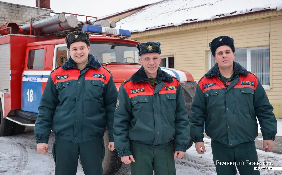 Наш репортаж. 19 января — День спасателя. Пост №18 в поселке Глуша |  bobruisk.ru