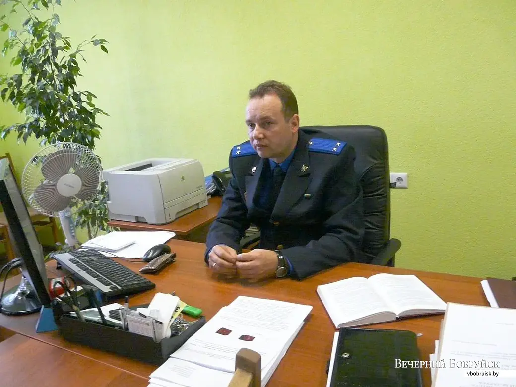 Исполняющий обязанности начальника Бобруйского межрайонного отдела следственного комитета Константин Василевский.