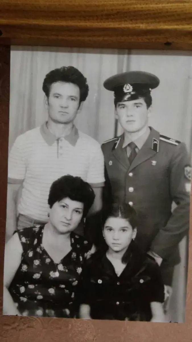 Семья Саттаровых, август 1983 г.