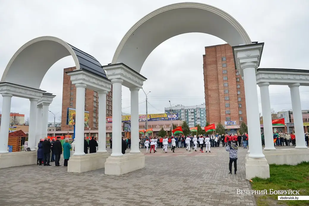 29.10.2018. Акция БРСМ к 100-летию ВЛКСМ. Высадка деревьев в Молодежном парке