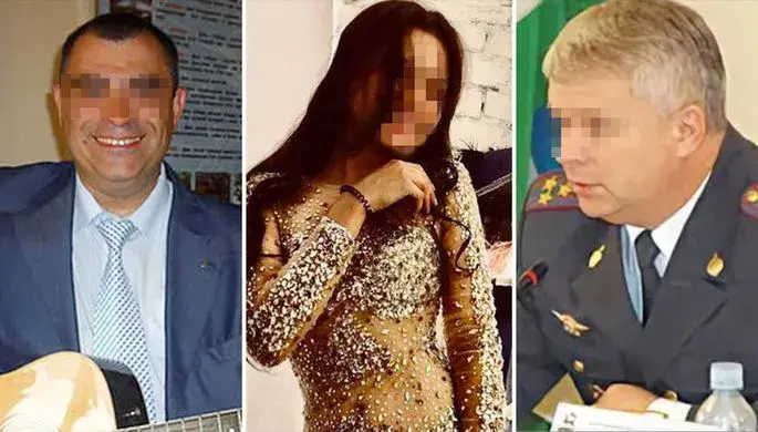 Фото: .gazeta.ru (экс-начальники отдела по Уфимскому району, в центре пострадавшая девушка)