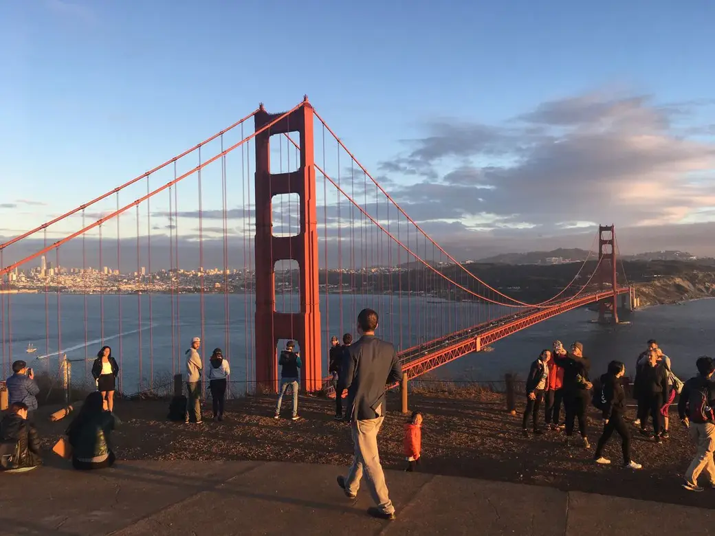 Мост Golden Gate Bridge (Золотые Ворота).