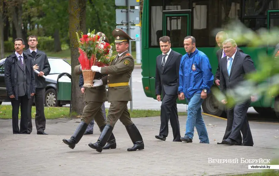 Бобруйск, 4 сентября 2013 года. Митинг, посвященный 95-летию образования службы уголовного розыска СССР.