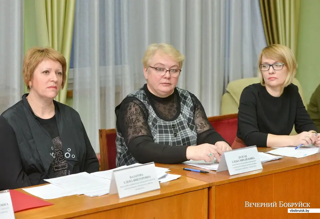 12.12.2018. Пресс-конференция в Бобруйском горисполкоме по вопросам социальной защиты семей