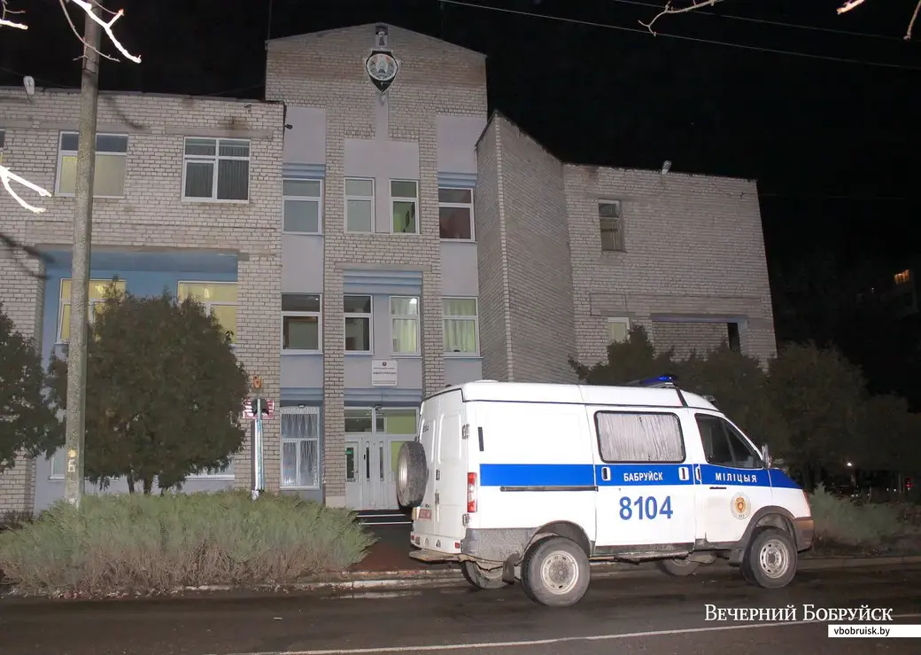 Здание отдела милиции Ленинского района на ул. Гоголя в Бобруйске.