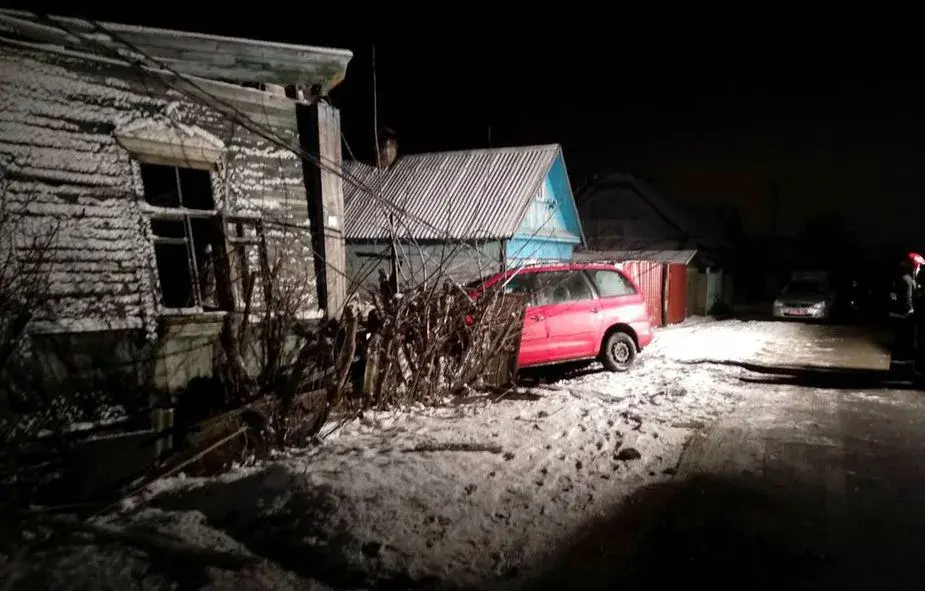 ДТП на улице Комбинатской в Бобруйске 14 декабря.