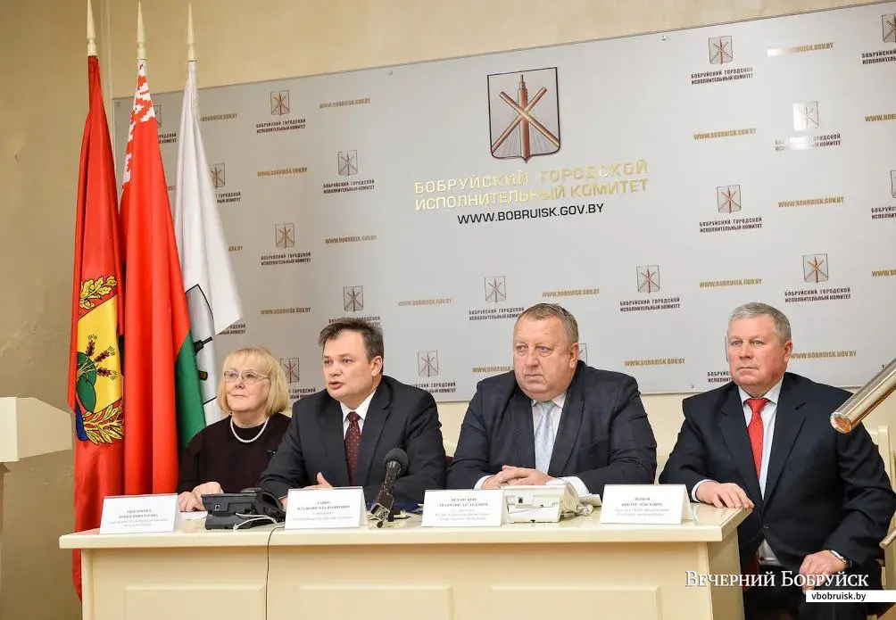 19.12.2018. Пресс-конференция в Бобруйском горисполкоме по вопросам ремонта здания Бобруйской городской детской больницы. Главный врач Бобруйской городской детской