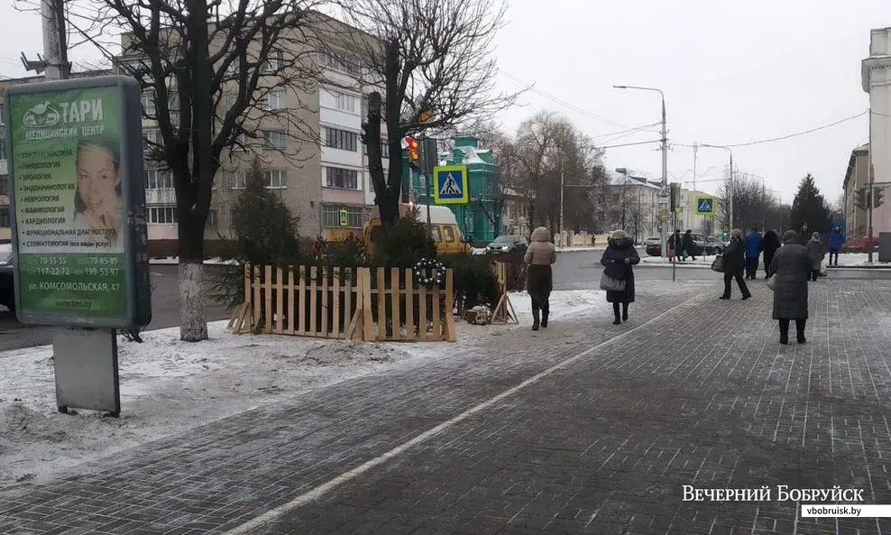 21.12.2018. Елочный базар на перекрестке Пушкина и Интернациональной. Фото: Ирина ХАМРЕНКО-УШАКОВА.