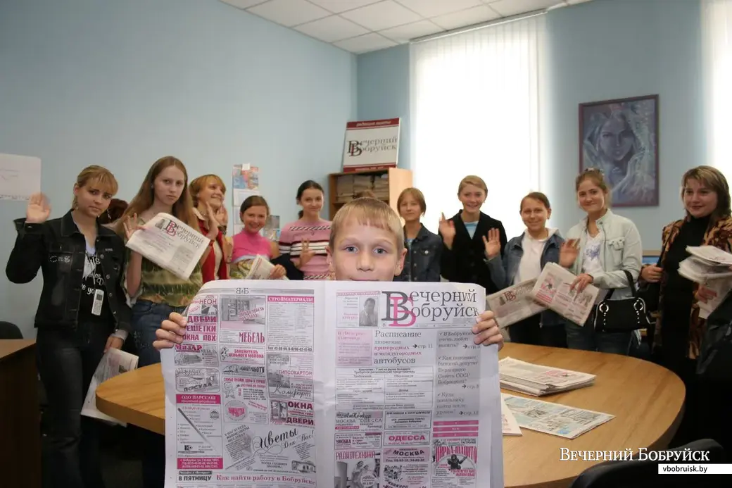 Гости в редакции, 2005 год. Фото из архива «ВБ».