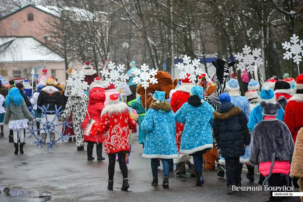23.12.2018. Театрализованное шествие Дедов Морозов и Снегурочек «Новогодний флекс»