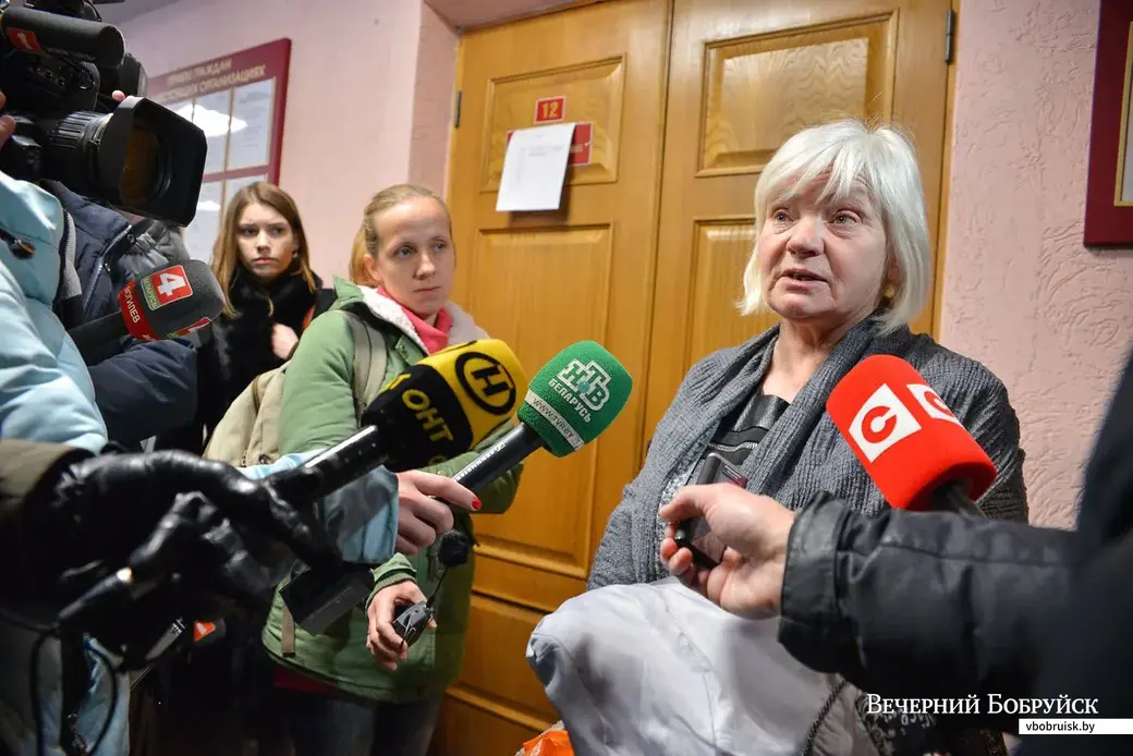 09.01.2019. Оглашение приговора по делу Александра Осиповича (двойное убийство). Мать потерпевшей Климовой