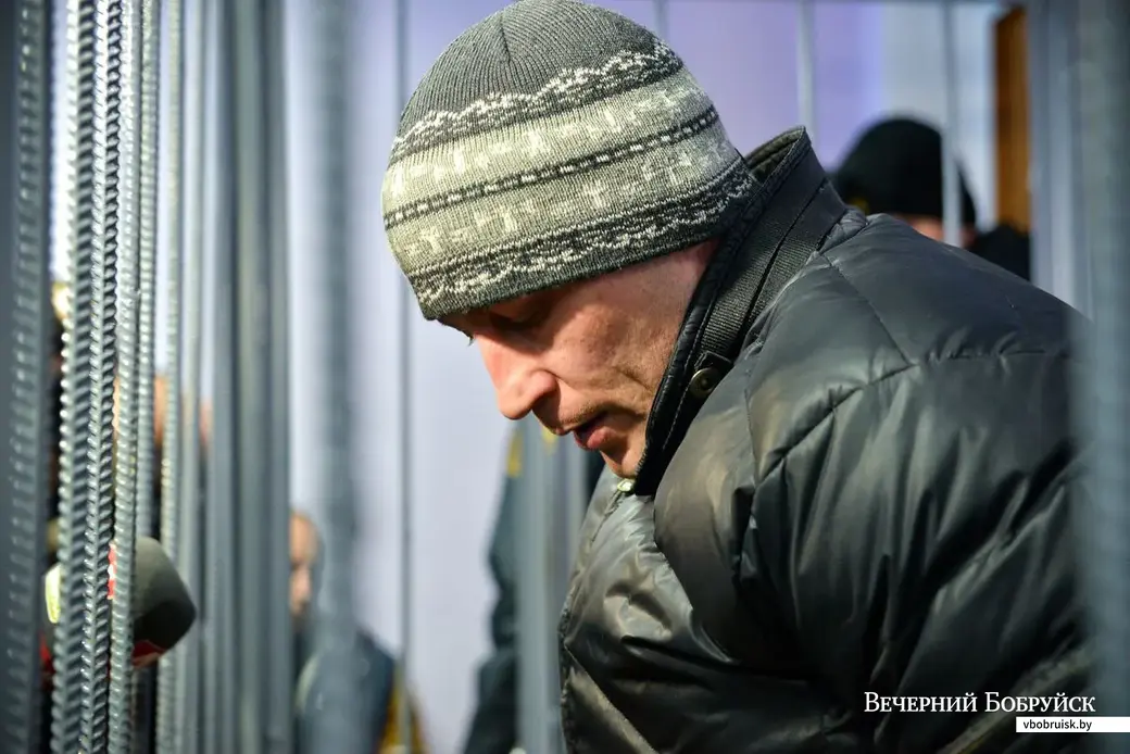 09.01.2019. Оглашение приговора по делу Александра Осиповича (двойное убийство). Обвиняемый Александр Осипович