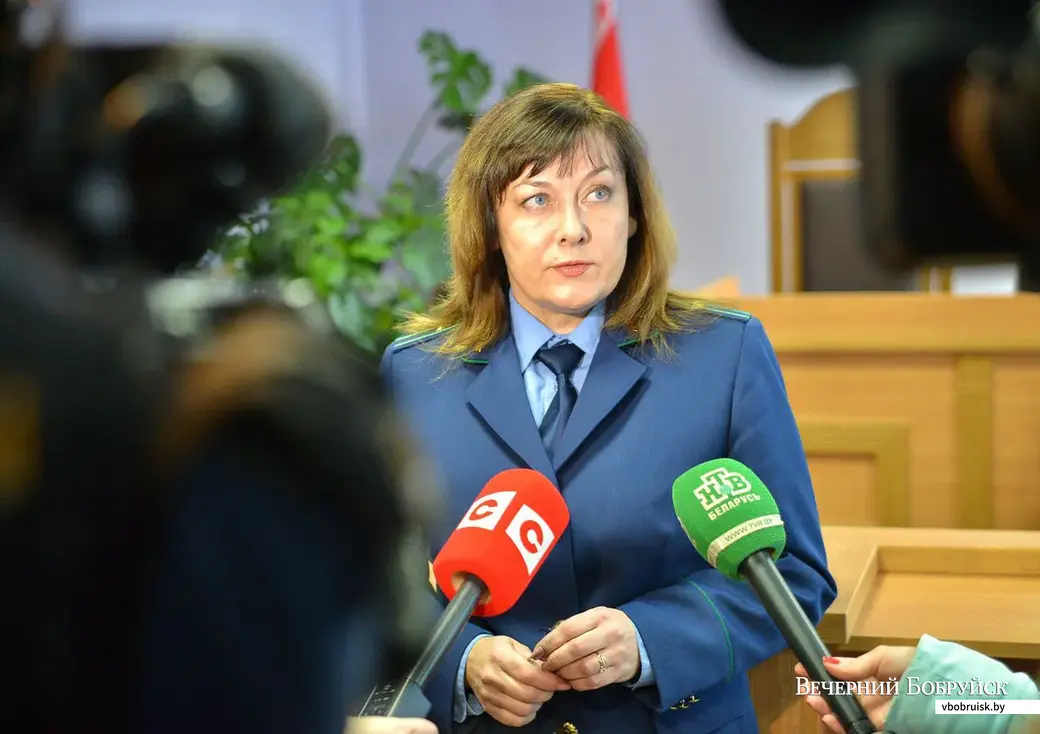 09.01.2019. Оглашение приговора по делу Александра Осиповича (двойное убийство). Гособвинитель Ольга Иванова.