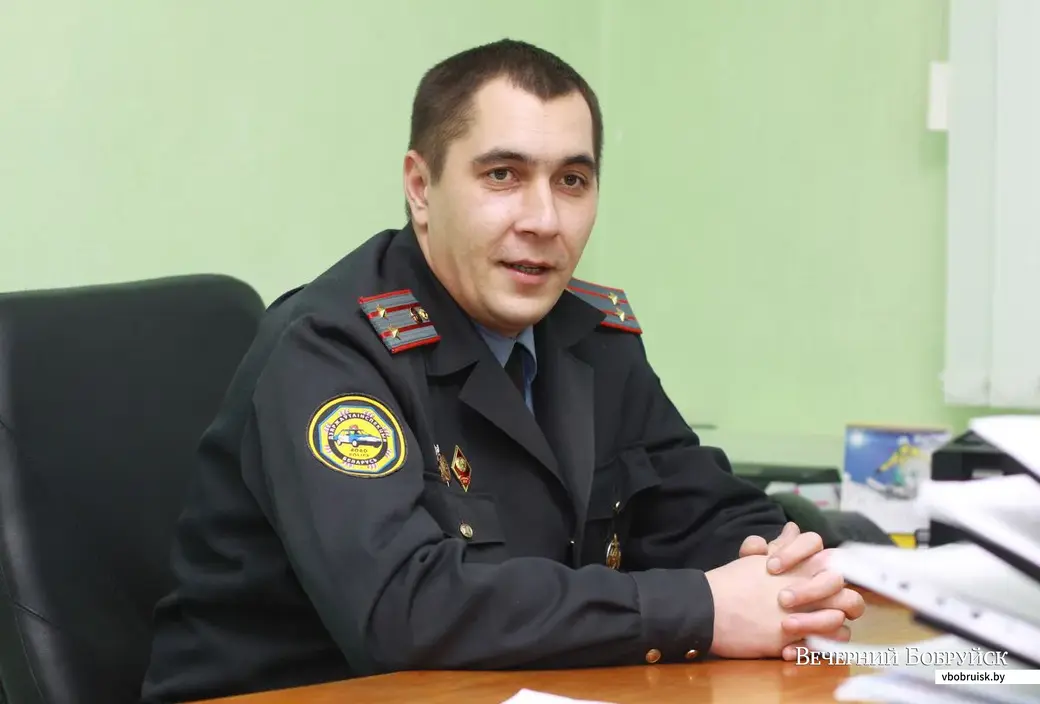 Начальник МРЭО ГАИ УВД Бобруйского горисполкома Павел Никонов.