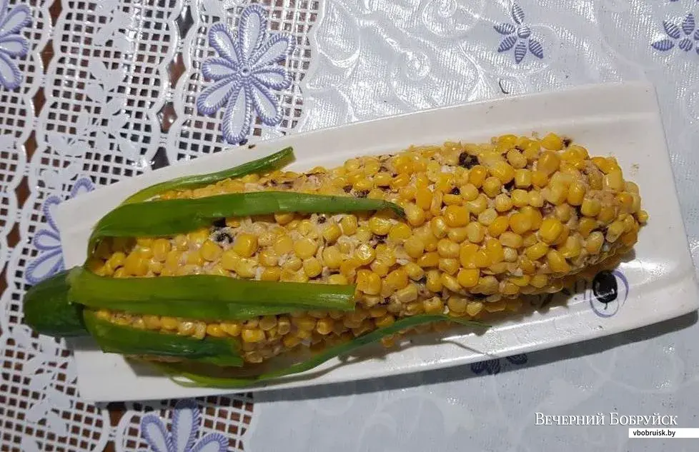 Легкий закусочный салат «Кукурузный початок»