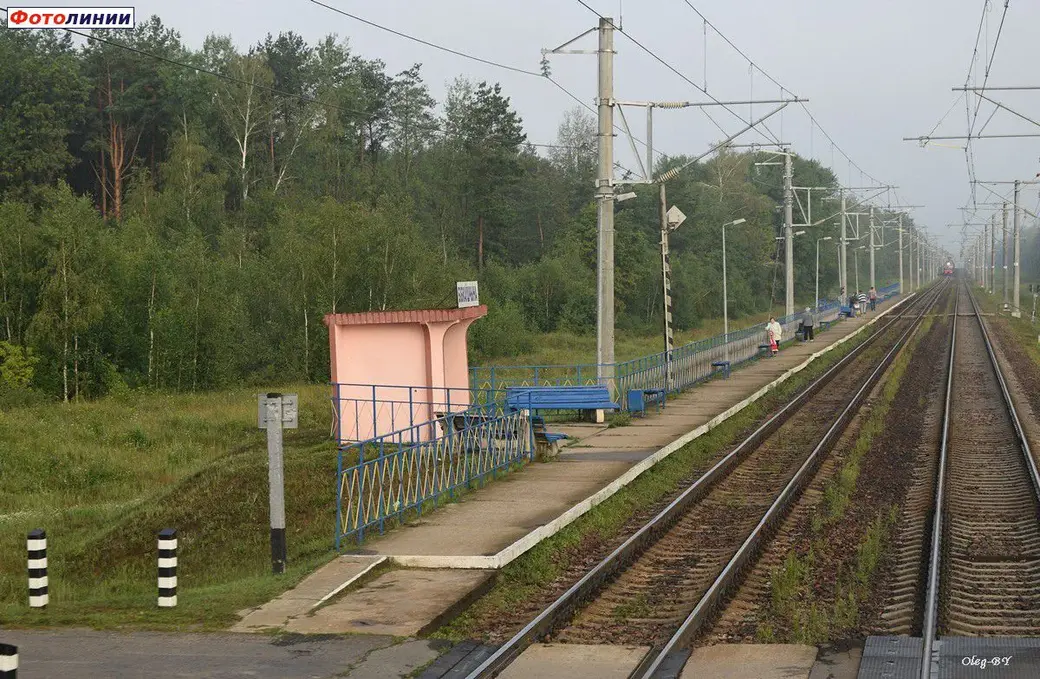 Остановочный пункт Бибковщина. Фото с сайта railwayz.info