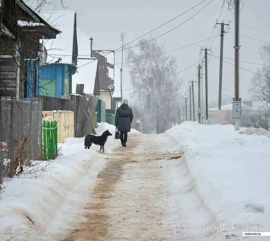29.01.2019. Городской поселок Глуск Могилевской области