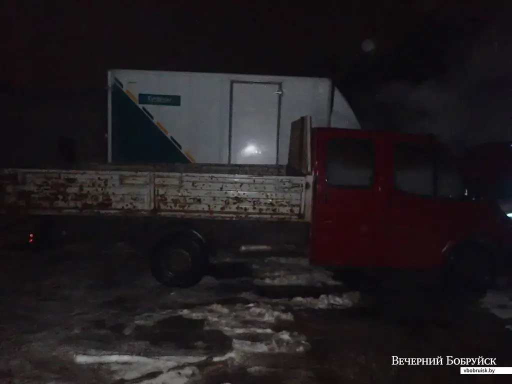 В Бобруйске 31 января на 6-м микрорайоне сгорел автомобиль