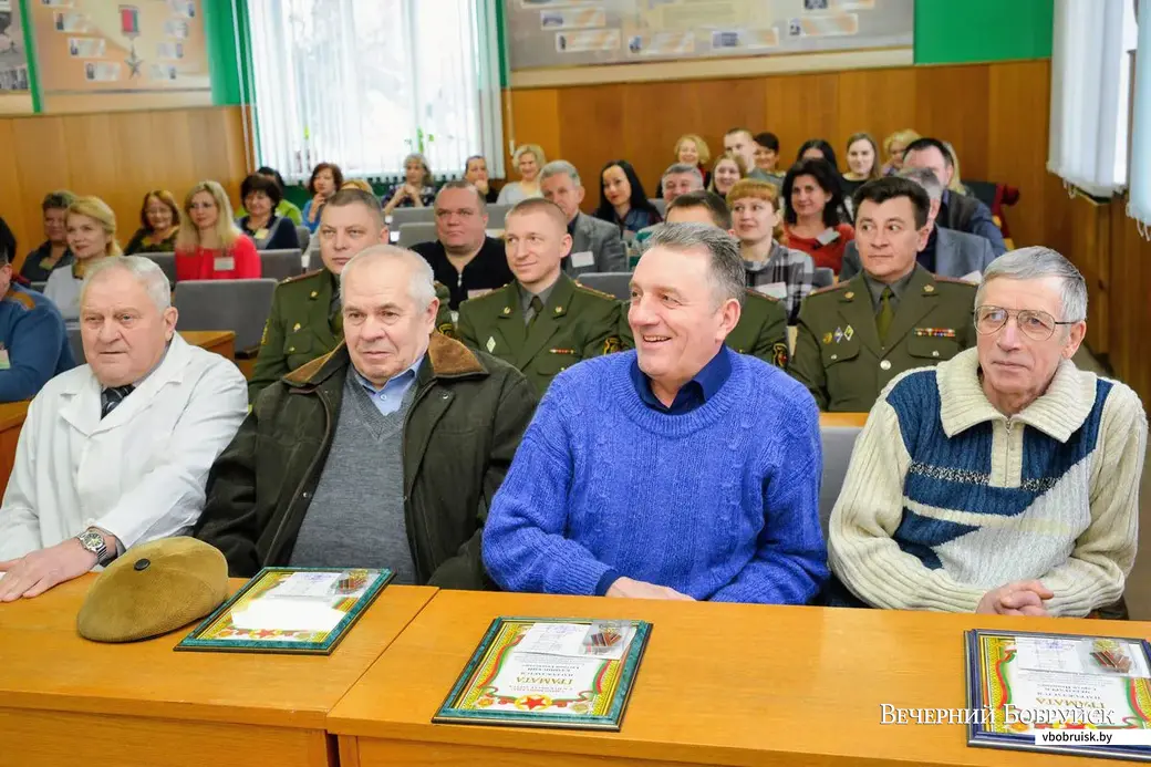 14.02.2019. Награждение юбилейной медалью «30 лет вывода советских войск из Афганистана» сотрудников военного комиссариата города Бобруйска, Глусского и Кировского