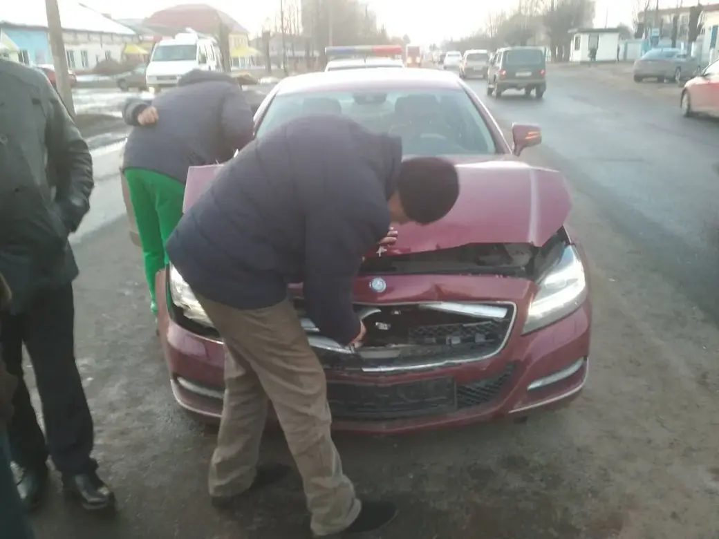 Авария на перекрестке Гоголя и Механизаторов в Бобруйске, 19.02.2019.