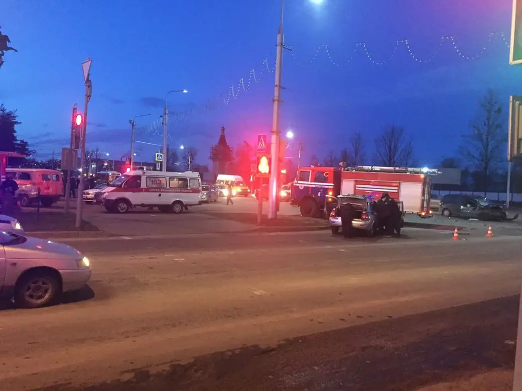ДТП на улице Минской 21.02.2019.