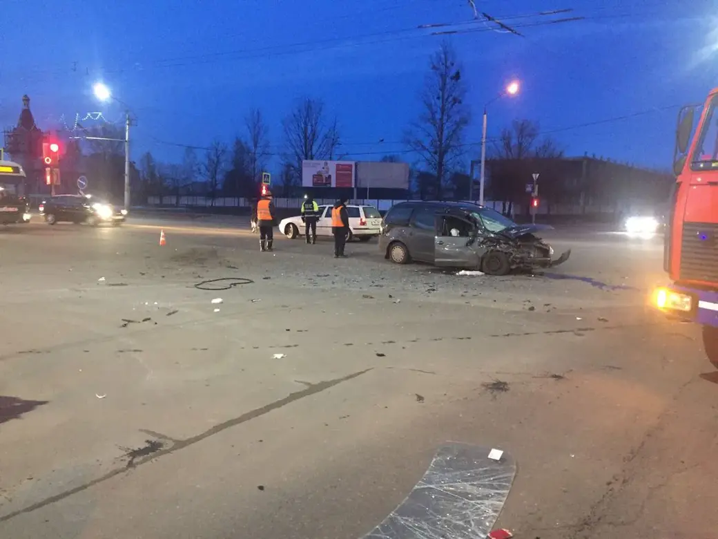ДТП на улице Минской 21.02.2019.