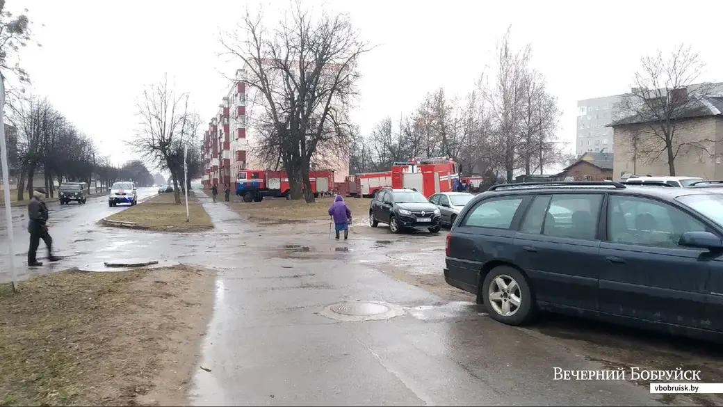 Пожар на ул. Ленина 16 марта.