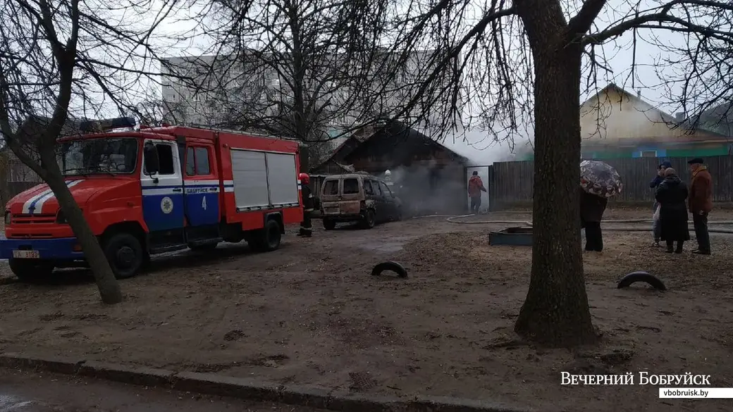Пожар на ул. Ленина 16 марта.