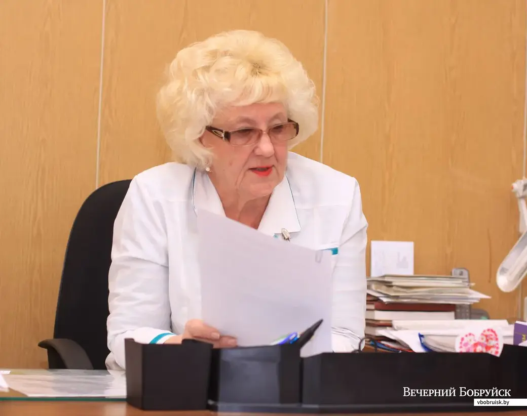 Зав. филиалом «Бобруйский противотуберкулезный диспансер» Людмила Бочарова.