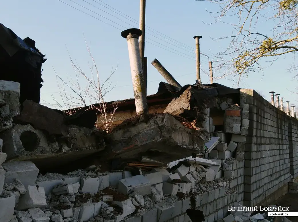 30.03.2019. Бобруйск, взрыв в ГСК № 2 на ул. Рокоссовского.