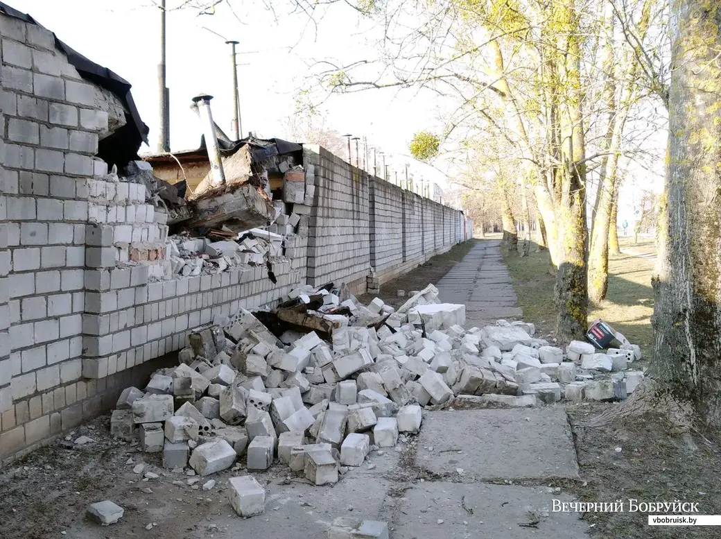 30.03.2019. Бобруйск, взрыв в ГСК № 2 на ул. Рокоссовского.