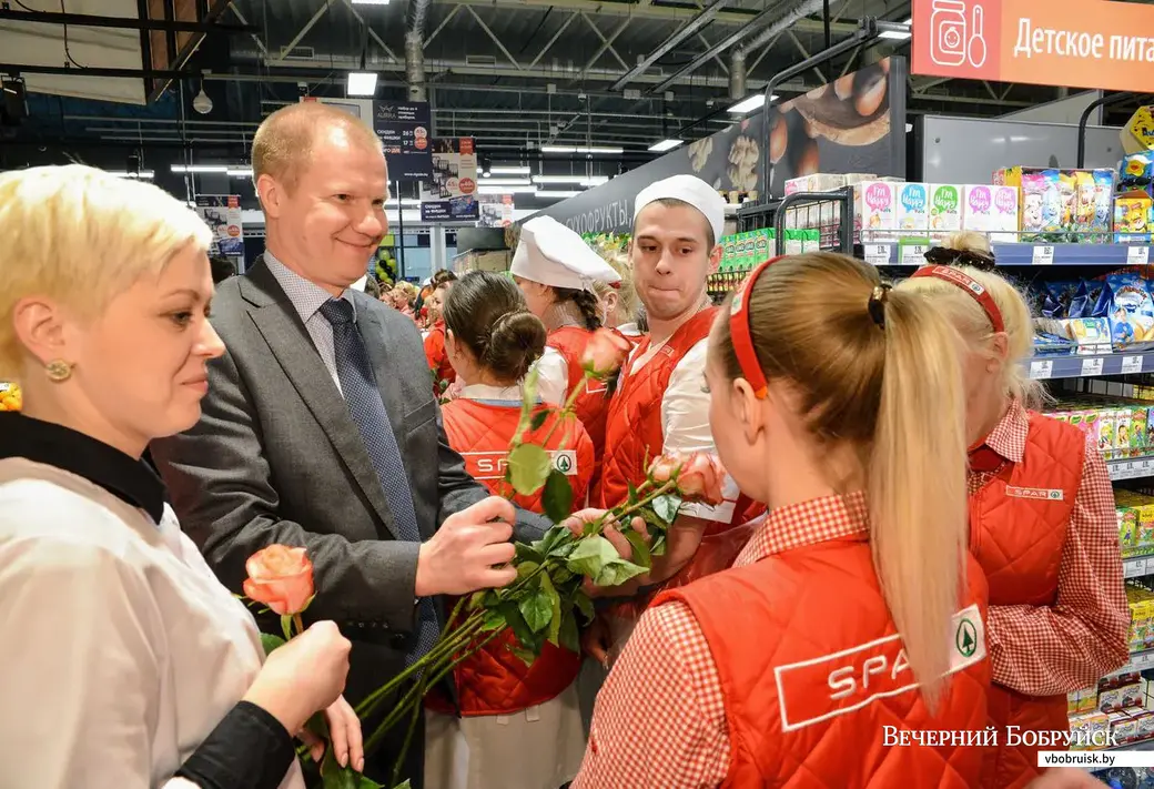 04.04.2019. Открытие супермаркета «Eurospar». Региональный директор ЗАО «Юнифуд» Валерий Литвинов.
