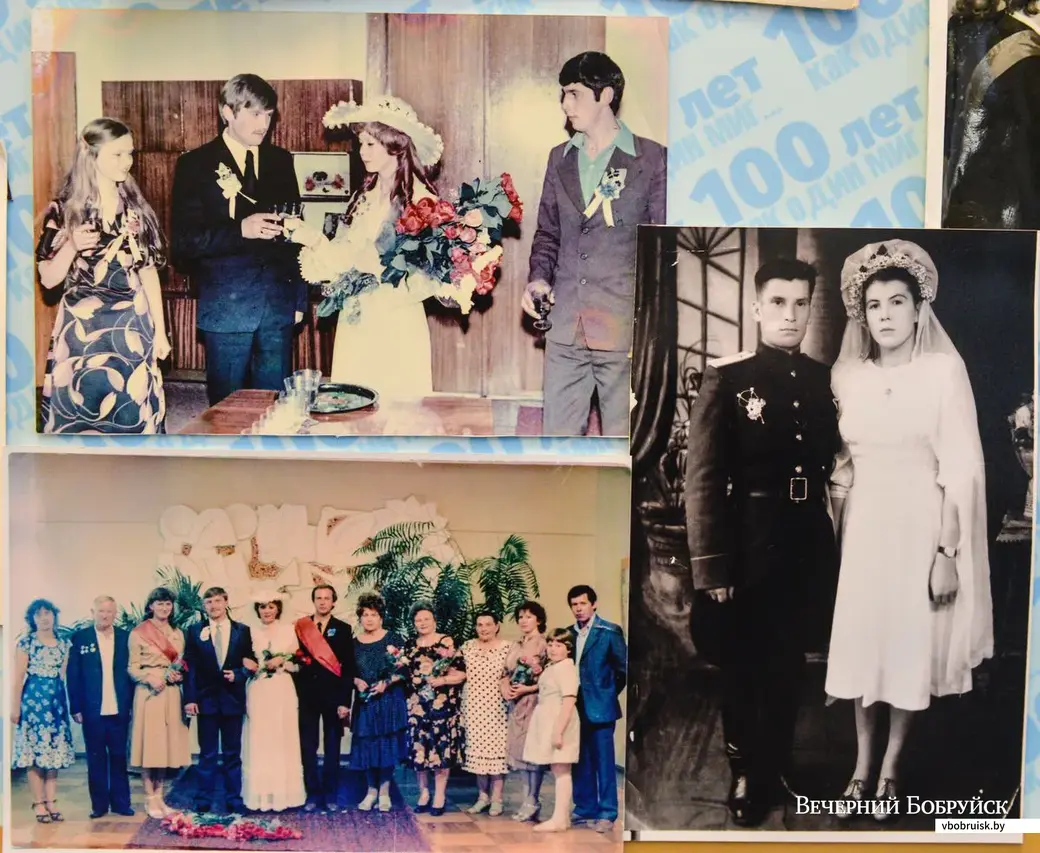 10.04.2019. Архивные фотографии в отделе загс Бобруйского горисполкома