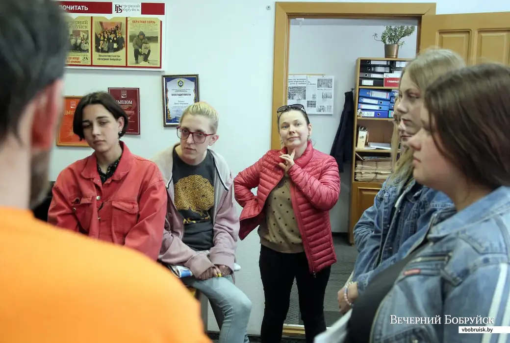 30.04.2019. Визит студентов школы медиаграмотности MediaIQ в редакцию «Вечернего Бобруйска»