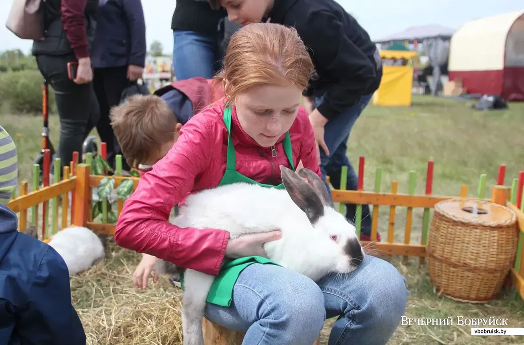 На празднике после велопробега.