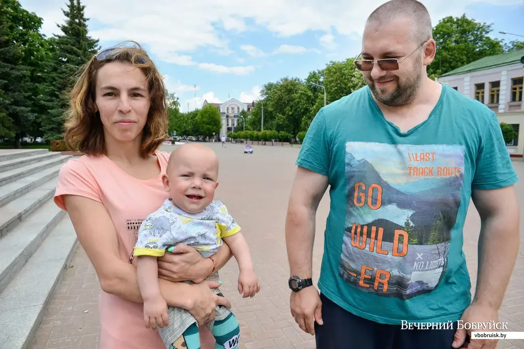 23.05.2019. Рената Колодинская и Сергей Пантелеев с сыном Даромиром.