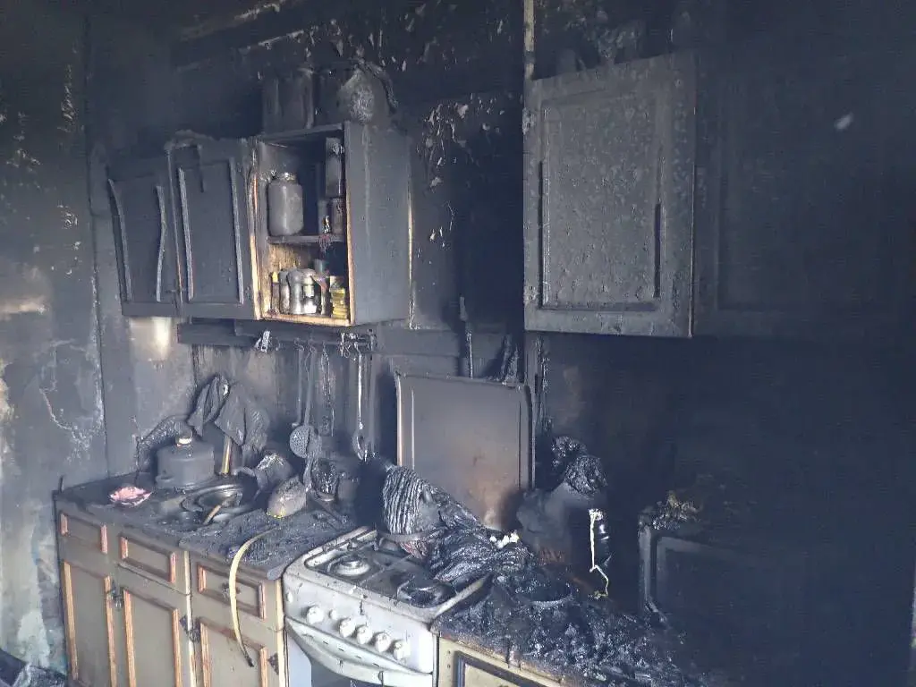 27.05.2019. Пожар на ул. Орджоникидзе в Бобруйске