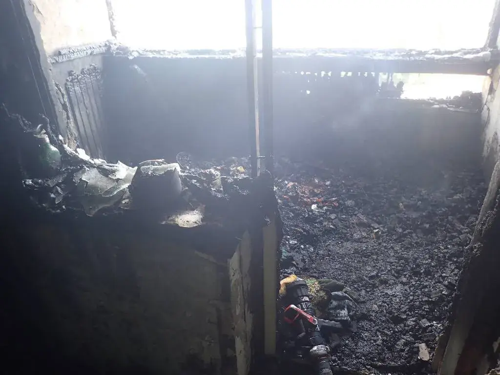 27.05.2019. Пожар на ул. Орджоникидзе в Бобруйске