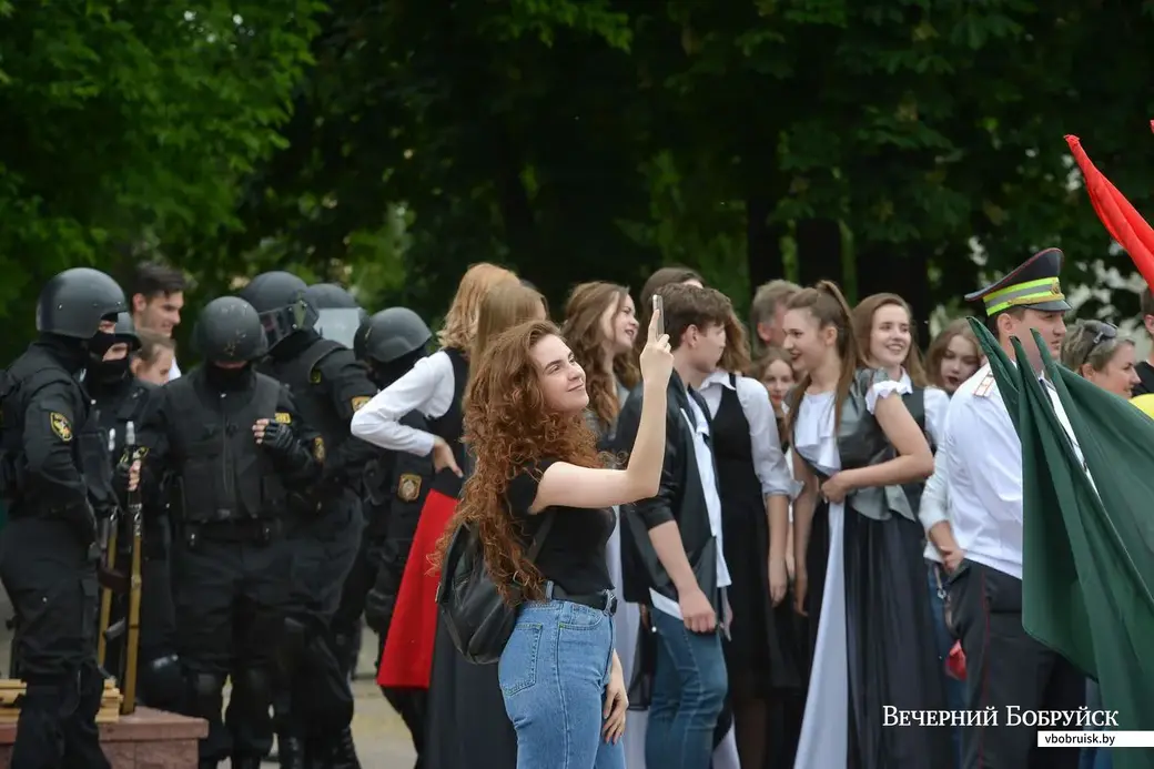 28.05.2019. Торжественное открытие 47-го республиканского слёта-конкурса отрядов юных инспекторов движения. Оркестр минской военной комендатуры