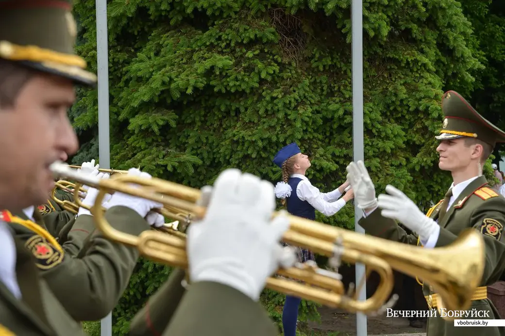 28.05.2019. Торжественное открытие 47-го республиканского слёта-конкурса отрядов юных инспекторов движения. Ульяна Пархамович, капитан команды ЮИД города Минска,