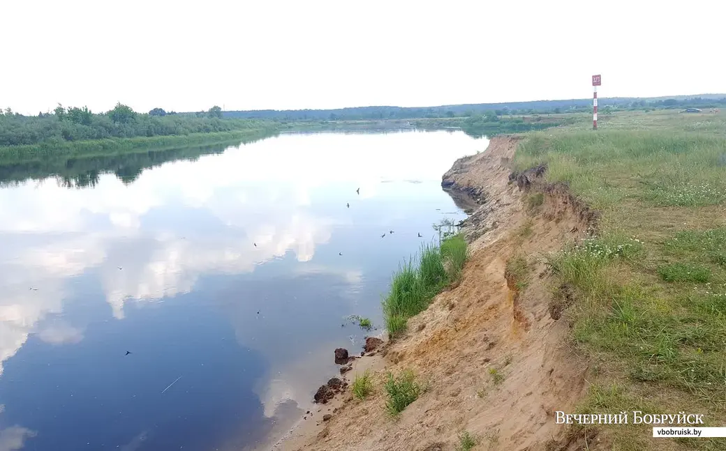 12.06.2019. Место трагедии – «гусиный пляж» на Березине в Бобруйске.
