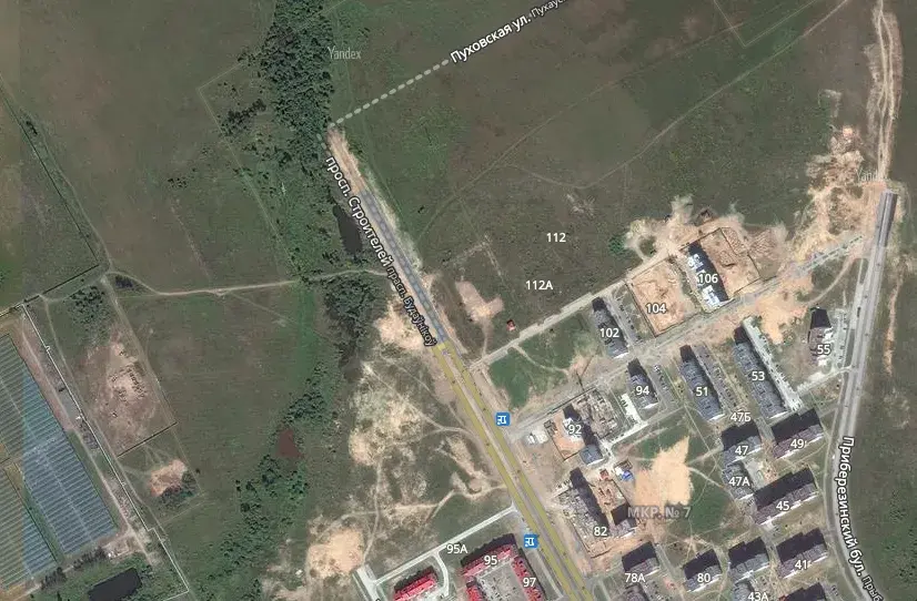 На скриншоте карты тот самый водоем