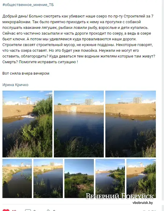 На скриншоте - та самая запись в соцсетях