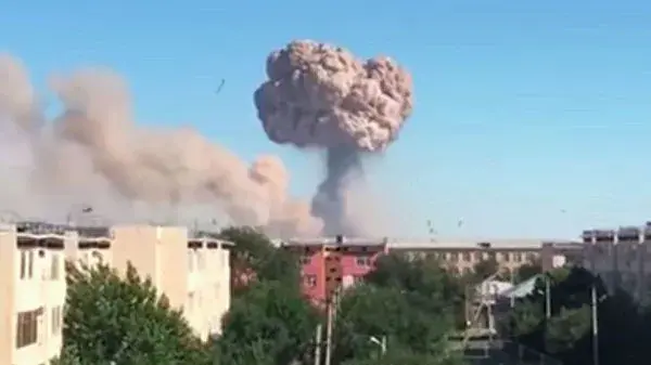 Кадр из видео очевидца