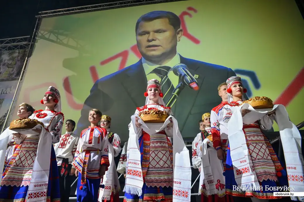 28.06.2019. Торжественное открытие XV Международного фестиваля народного творчества «Венок дружбы» в «Бобруйск-Арене»