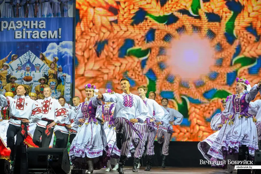 28.06.2019. Торжественное открытие XV Международного фестиваля народного творчества «Венок дружбы» в «Бобруйск-Арене»