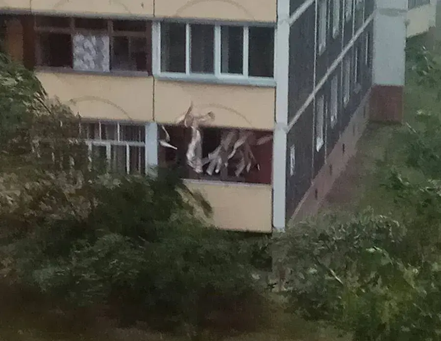 1.07.2019. Последствия урагана в Речице. Фото
