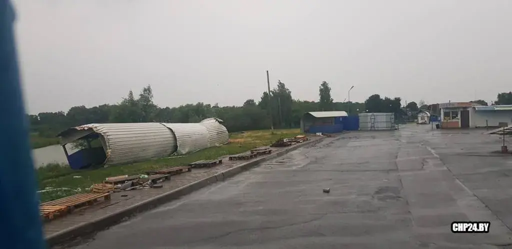 1.07.2019. Последствия урагана в Гомеле. Рынок «Прудковский»